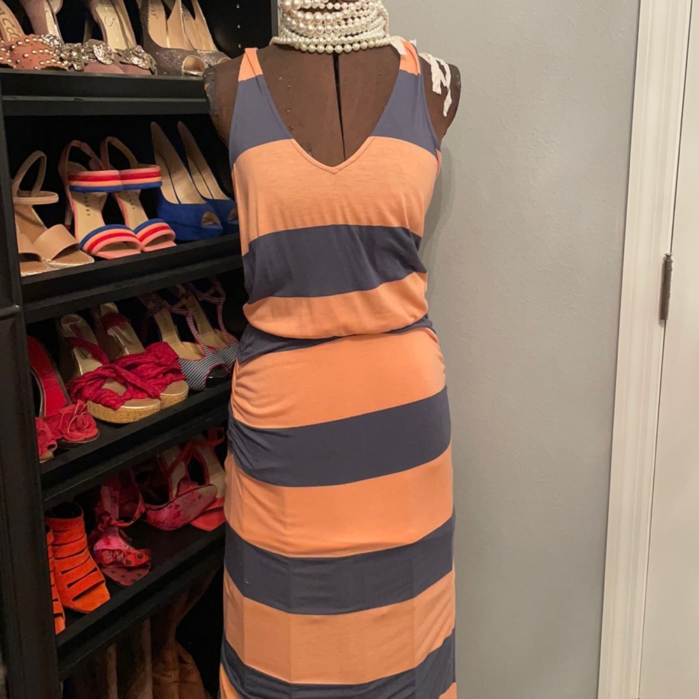 Splendid Orange and Navy Maxi XS